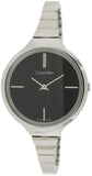 Calvin Klein Lively Black Dial Silver Steel Strap Watch for Women - K4U23121 Buy Now By Calvin Klein