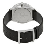 Calvin Klein Accent Black Dial Black Leather Strap Watch for Men - K2Y2X1C3 Buy Now By Calvin Klein