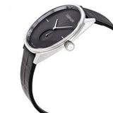 Calvin Klein Accent Black Dial Black Leather Strap Watch for Men - K2Y211C3 Buy Now By Calvin Klein