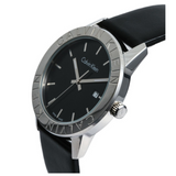 Calvin Klein Steady Black Dial Black Leather Strap Watch for Women - K7Q211C1 Buy Now By Calvin Klein