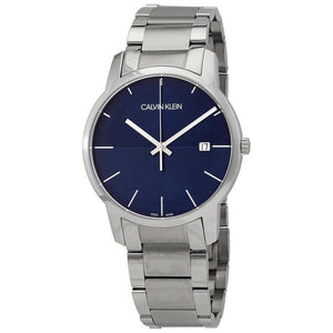 Calvin Klein City Blue Dial Silver Steel Strap Watch for Men - K2G2G14Q Buy Now By Calvin Klein