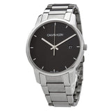 Calvin Klein City Chronograph Black Dial Silver Steel Strap Watch for Men - K2G2G14Y Buy Now By Calvin Klein