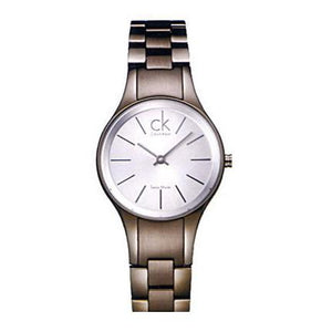 Calvin Klein Simplicity Silver Dial Grey Steel Strap Watch for Women - K4323620 Buy Now By Calvin Klein