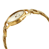Calvin Klein Stately Silver Dial Gold Steel Strap Watch for Women - K3G23526 Buy Now By Calvin Klein