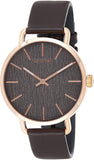 Calvin Klein Even Grey Dial Brown Leather Strap Watch for Women - K7B216G3 Buy Now By Calvin Klein