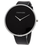 Calvin Klein Full Moon Black Dial Black Leather Strap Watch for Women - K8Y231C1 Buy Now By Calvin Klein