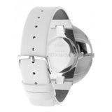 Calvin Klein Full Moon White Dial White Leather Strap Watch for Women - K8Y231L6 Buy Now By Calvin Klein
