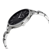 Calvin Klein Graphic Black Dial Silver Steel Strap Watch for Women - K7E23141 Buy Now By Calvin Klein