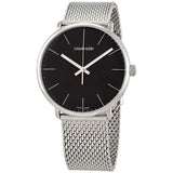 Calvin Klein High Noon Black Dial Silver Mesh Bracelet Watch for Men - K8M21121 Buy Now By Calvin Klein