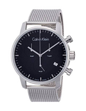 Calvin Klein City Chronograph Black Dial Silver Mesh Bracelet Watch for Men - K2G27121 Buy Now By Calvin Klein