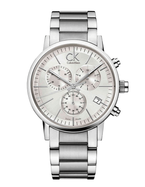 Calvin Klein City White Dial Silver Steel Strap Watch for Men - K2G27146 Buy Now By Calvin Klein
