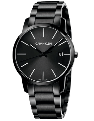 Calvin Klein City Quartz Black Dial Black Steel Strap Watch for Men - K2G2G4B1 Buy Now By Calvin Klein