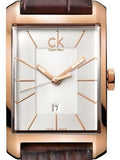 Calvin Klein Window White Dial Brown Leather Strap Watch for Women - K2M23620 Buy Now By Calvin Klein