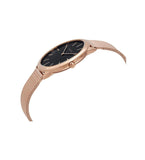 Calvin Klein Minimal Black Dial Rose Gold Mesh Bracelet Watch for Men - K3M2162Y Buy Now By Calvin Klein