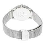 Calvin Klein Minimal Grey Dial Silver Mesh Bracelet Watch for Women - K3M221Y3 Buy Now By Calvin Klein