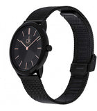 Calvin Klein Minimal Black Dial Black Mesh Bracelet Watch for Women - K3M22421 Buy Now By Calvin Klein
