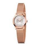 Calvin Klein Minimal White Dial Rose Gold Mesh Bracelet Watch for Women - K3M23626 Buy Now By Calvin Klein