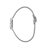 Calvin Klein Minimal Black Dial Silver Mesh Bracelet Watch for Women - K3M53151 Buy Now By Calvin Klein