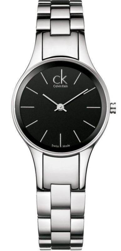 Calvin Klein Simplicity Black Dial Silver Steel Strap Watch for Women - K4323130 Buy Now By Calvin Klein