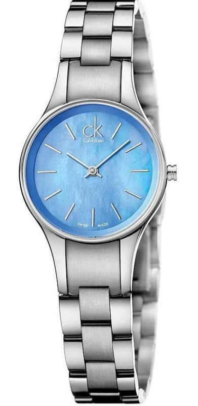 Calvin Klein Simplicity Blue Dial Silver Steel Strap Watch for Women - K432314N Buy Now By Calvin Klein