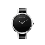 Calvin Klein Seduce Black Dial Two Tone Steel Strap Watch for Women - K4E2N111 Buy Now By Calvin Klein