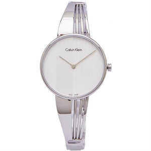 Calvin Klein Drift Silver Dial Silver Steel Strap Watch for Women - K6S2N116 Buy Now By Calvin Klein