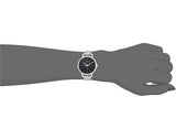 Calvin Klein Even Black Dial Silver Mesh Bracelet Watch for Women - K7B23121