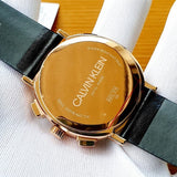 Calvin Klein Posh Grey Dial Black Leather Strap Watch for Men - K8Q376C3 Buy Now By Calvin Klein