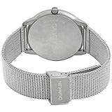Calvin Klein Minimal White Dial Silver Mesh Bracelet Watch for Men - K3M51152 Buy Now By Calvin Klein