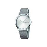 Calvin Klein Minimal SIlver Dial Silver Mesh Bracelet Watch for Women - K3M221Y6 Buy Now By Calvin Klein