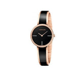 Calvin Klein Seduce Black Dial Two Tone Steel Strap Watch for Women - K4E2NX1S Buy Now By Calvin Klein