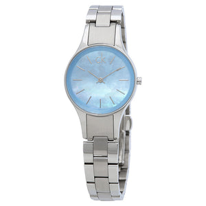 Calvin Klein Simplicity Blue Dial Silver Steel Strap Watch for Women - K432314N Buy Now By Calvin Klein