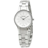 Calvin Klein Simplicity White Dial Silver Steel Strap Watch for Women - K4323185 Buy Now By Calvin Klein