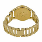 Calvin Klein Stately White Dial Gold Steel Strap Watch for Women - K3G2352W Buy Now By Calvin Klein