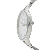 Calvin Klein Graphic White Dial Silver Steel Strap Watch for Women - K7E23146 Buy Now By Calvin Klein