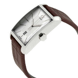 Calvin Klein Window Silver Dial Brown Leather Strap Watch for Men - K2M21126 Buy Now By Calvin Klein
