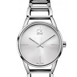 Calvin Klein Stately White Dial Silver Steel Strap Watch for Women - K3G23126 Buy Now By Calvin Klein
