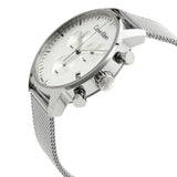 Calvin Klein City Chronograph White Dial Silver Mesh Bracelet Watch for Men - K2G27126 Buy Now By Calvin Klein