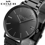 Coach Charles Black Dial Black Steel Strap Watch for Men - 14602431 Buy Now By Coach