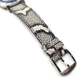 Gucci Grip Vintage Blue Dial Snakeskin Brown Leather Strap Watch for Women - YA152401 Buy Now By Gucci