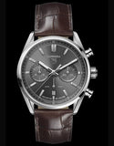 Tag Heuer Carrera Chronograph Grey Dial Brown Leather Strap Watch for Men - CBN2012.FC6483 Buy Now By Tag Heuer