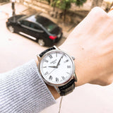 Tissot T Classic Carson White Dial Black Leather Strap Watch for Men - T085.410.16.013.00 Buy Now By Tissot