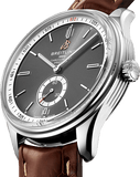 Breitling Premier Automatic 40mm Grey Dial Brown Leather Strap Watch for Men - A37340351B1P2 Buy Now By Breitling