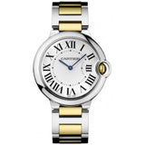 Cartier Ballon Bleu Silver Dial Two Tone Steel Strap Watch for Unisex Watch - W69008Z3 Buy Now By Cartier