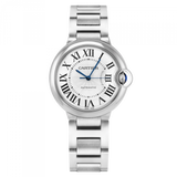 Cartier Ballon Bleu De Cartier Silver Dial Silver Steel Strap Watch for Women - WSBB0044 Buy Now By Cartier