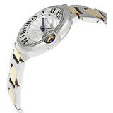 Cartier Ballon Bleu Silver Dial Two Tone Steel Strap Watch for Unisex Watch - W69008Z3 Buy Now By Cartier