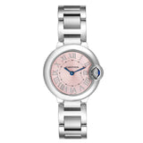 Cartier Ballon Bleu de Cartier Pink Dial Silver Steel Strap Watch for Women - W6920038 Buy Now By Cartier