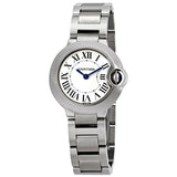 Cartier Ballon Bleu De Cartier White Dial Silver Steel Strap Watch for Women - W69010Z4 Buy Now By Cartier