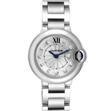 Cartier Ballon Bleu de Cartier Diamonds Silver Dial Silver Steel Strap Watch for Women - WE902073 Buy Now By Cartier