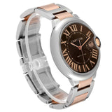 Cartier Ballon Bleu de Cartier Brown Dial Two Tone Steel Strap Watch for Men - W6920032 Buy Now By Cartier